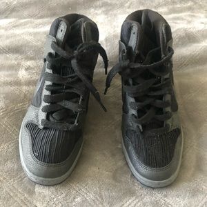 Nike hightop sneaker wedges